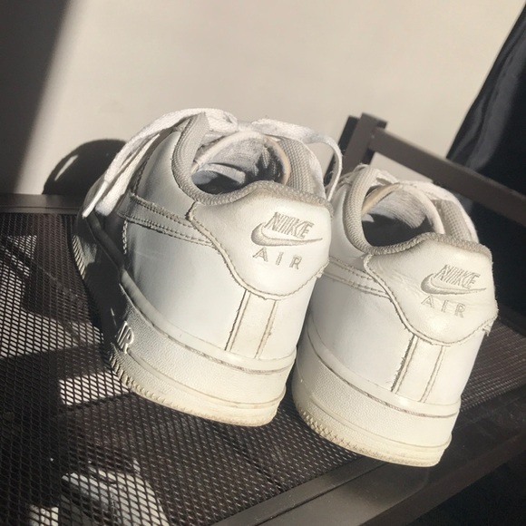 White Nike 1 Air Forces - Picture 4 of 5